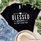 Blessed Grandma T-Shirt, All Day Every Day White and Black Tee for Faithful Grandmothers